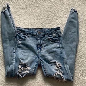 American Eagle Blue Skinny Jeans!!